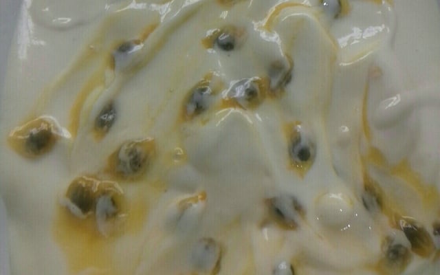 Sorvete fácil de fruta