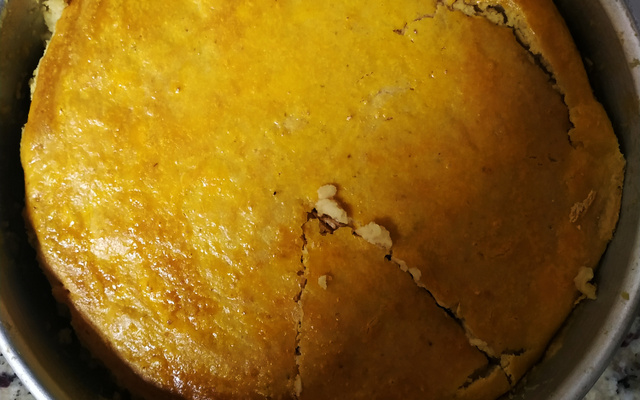 Massa de grão de bico para torta