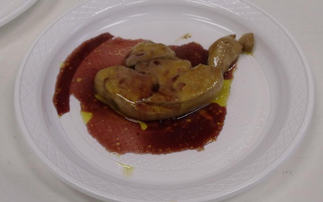 Foie Gras com Molho de Uva