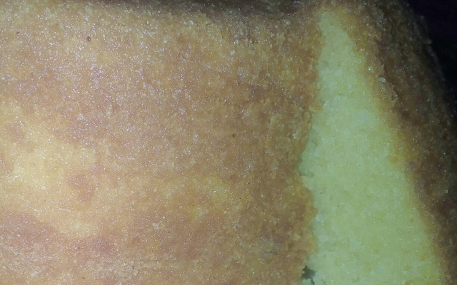 Bolo de fubá cozido