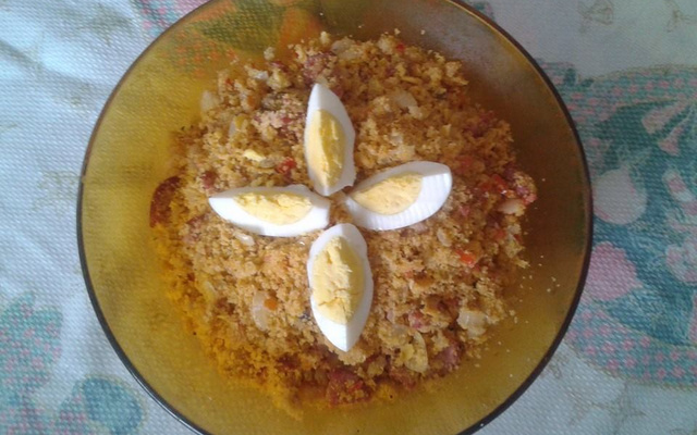 Farofa de farinha de milho