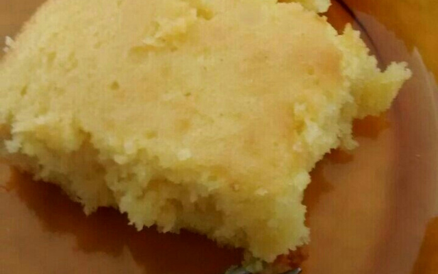 Bolo de milho com espiga