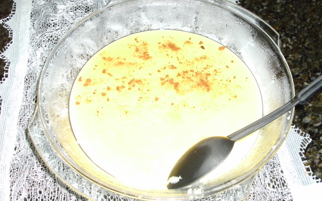 Curau de milho de latinha