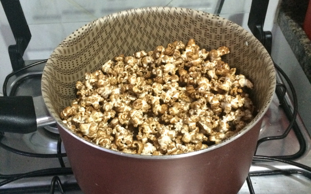Pipoca doce fácil
