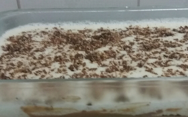 Pavê de três cremes