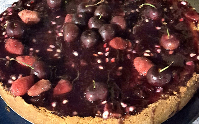 Cheesecake de frutas vermelhas