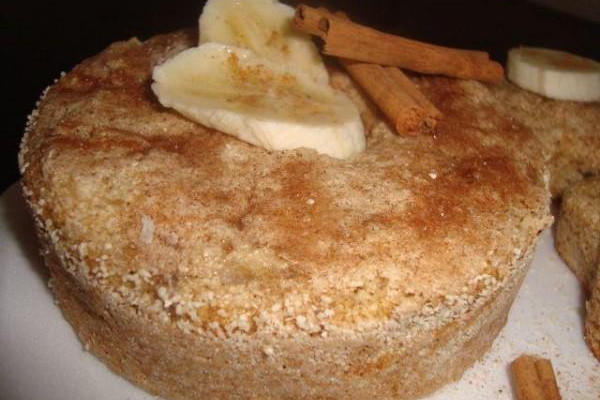 Bolo de banana (sem ovo)