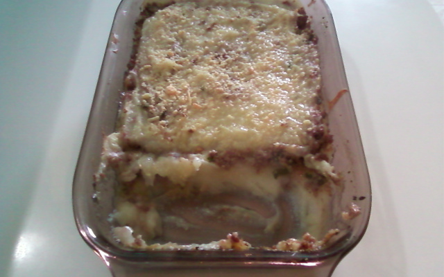 Escondidinho de carne moída