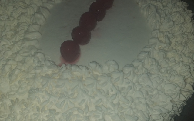 Bolo de morango com chantilly