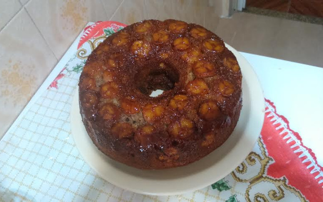 Bolo de banana (integral)