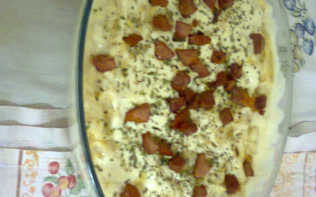 Macarrão com molho branco especial