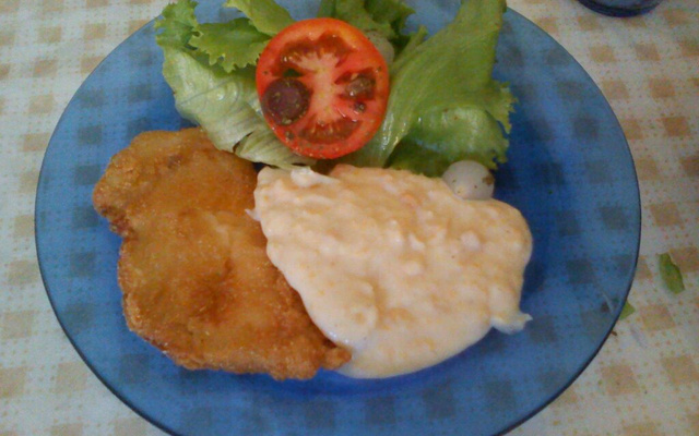 Creme de milho delicioso