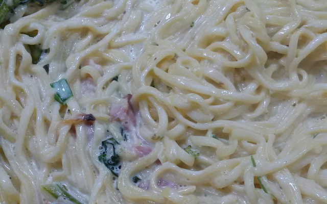 Macarrão com Molho Branco Delicioso