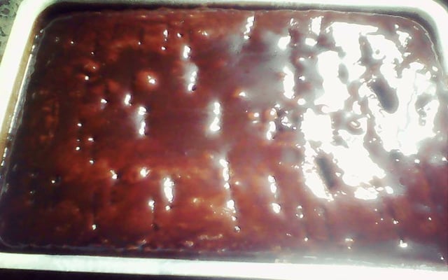 Recheio de chocolate simples