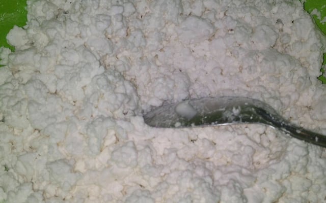 Massa de tapioca de polvilho doce