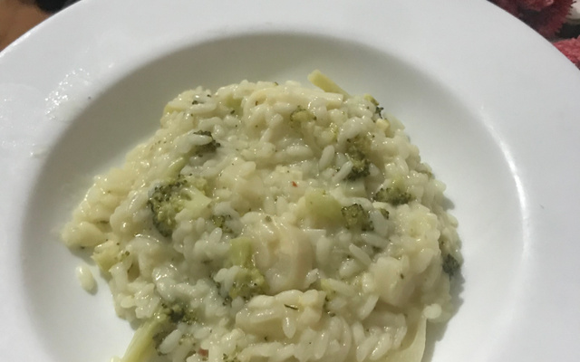 Risoto Prático de Palmito e Brócolis
