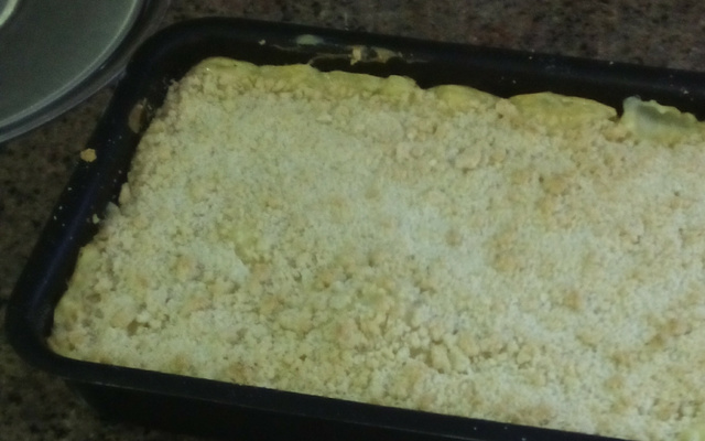 Bolo farofa de banana