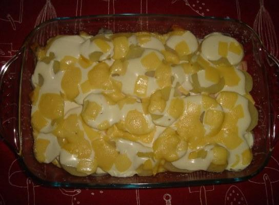 Torta de Batatas com Chester