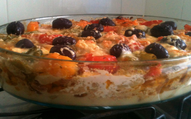 Bacalhau ao forno com castanhas-do-pará