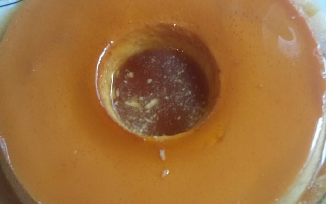 Pudim de leite com requeijão