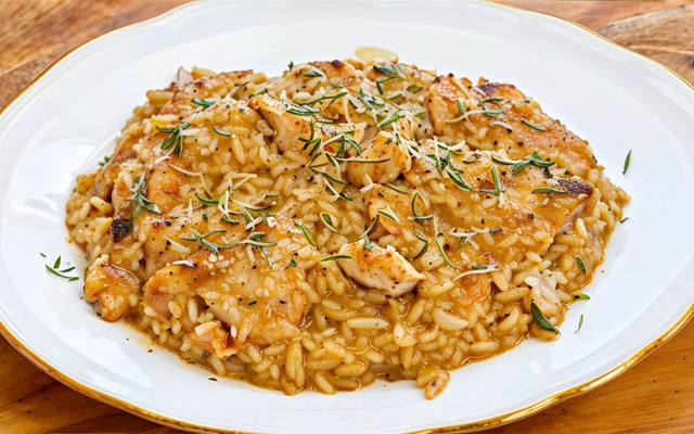 Risoto de frango Tudo Gostoso