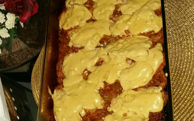 Lombo assado ao vinho com molho especial