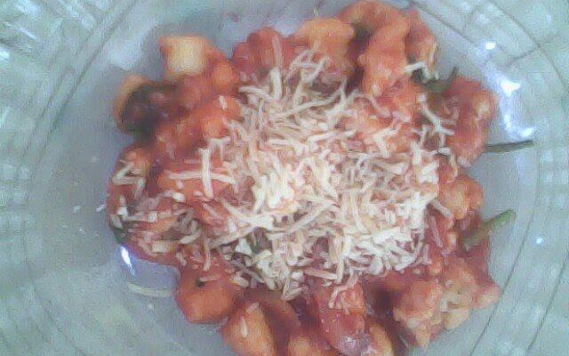 Nhoque de mandioquinha