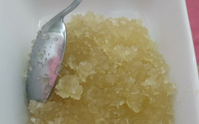 Doce de mamão verde com coco