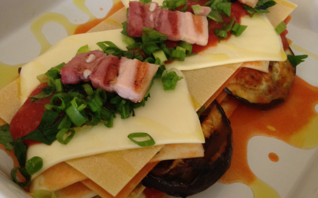 Lasanha de berinjela