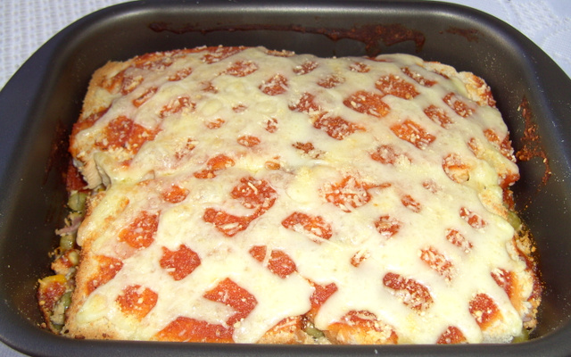 Sanduíche de forno rápido e delicioso