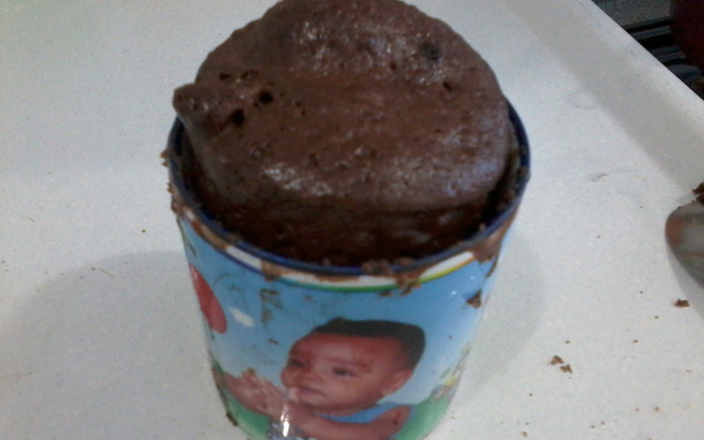 Bolo de caneca sem fermento