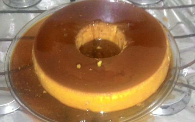 Pudim de leite em pó idêntico ao de leite condensado