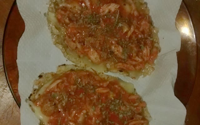 Massa de pizza de aveia fit