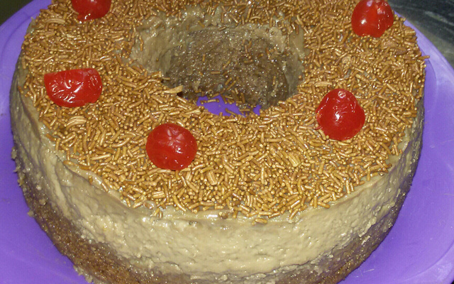 Bolo pudim de chocolate