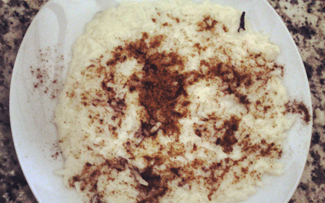 Arroz doce prático