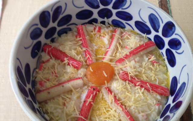 Risoto de Kani da Aline