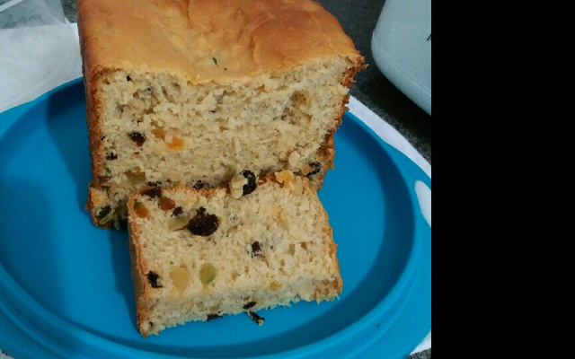 Panetone na panificadora