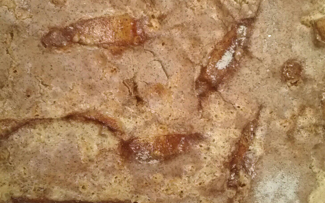 Bolo de banana com goiabada