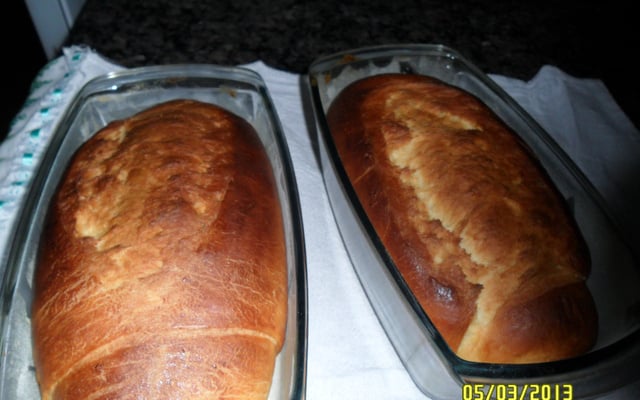 Pão caseiro da Dinda