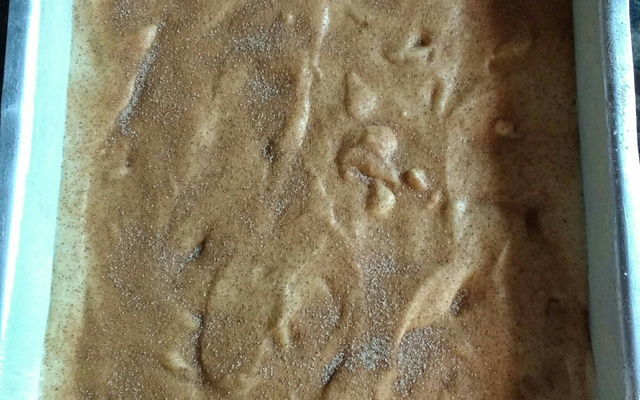 Bolo de banana com leite ninho