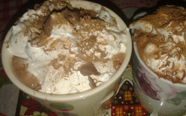 Chocolate quente cremoso