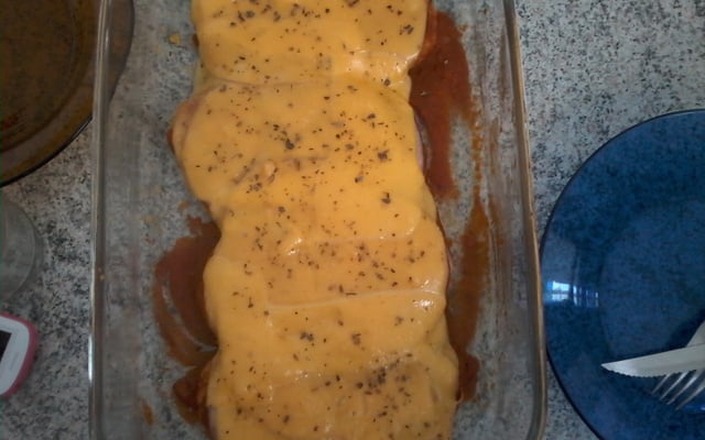 Steak de frango à parmegiana