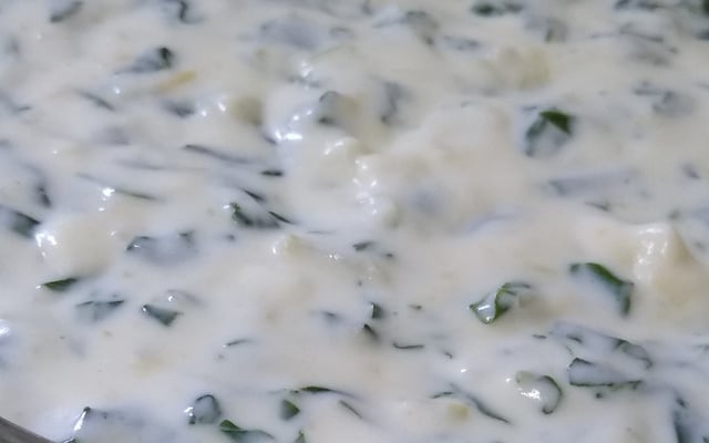 Creme de espinafre
