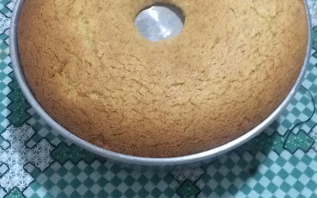 Bolo de fubá fofinho