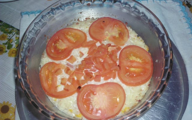 Arroz de forno cremoso