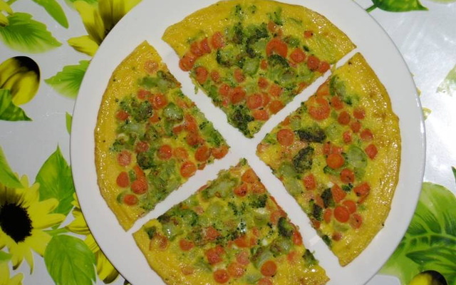Omelete vegetariana