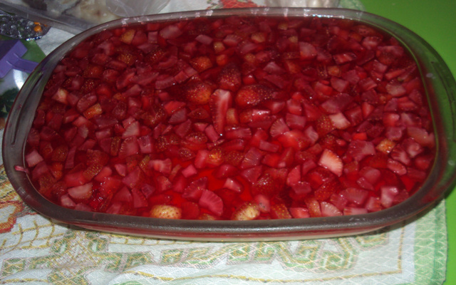 Sobremesa de gelatina