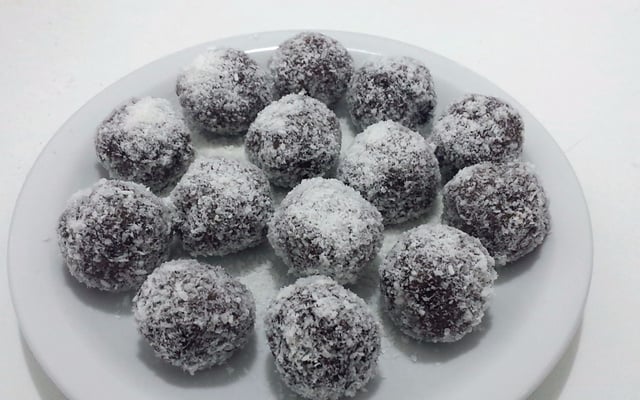 Brigadeiro vegan de inhame