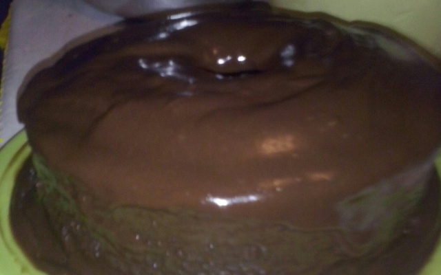 Calda de chocolate com leite integral