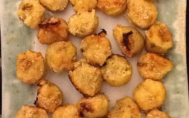 Batatinha assada ao alho poró